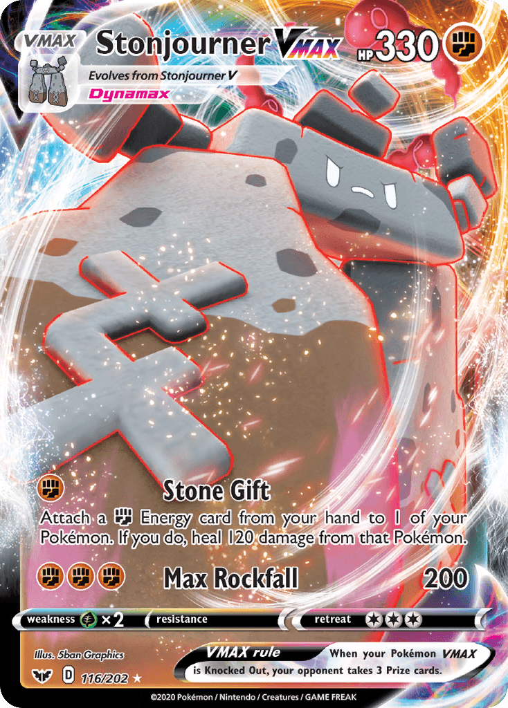 Stonjourner VMAX — Sword & Shield #116