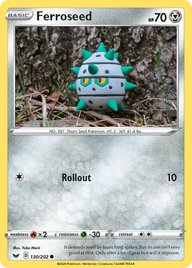 Ferroseed — Sword & Shield #130