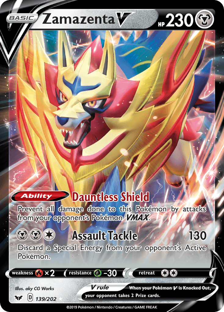 Zamazenta V — Sword & Shield #139