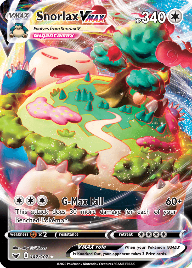 Snorlax VMAX — Sword & Shield #142