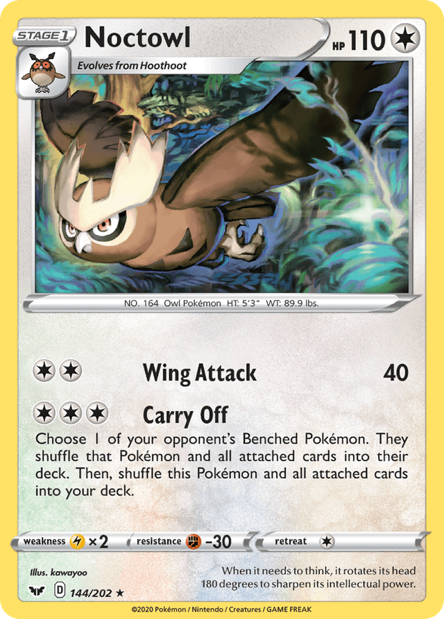 Noctowl — Sword & Shield #144