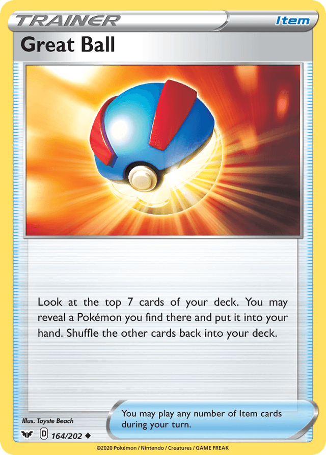 Great Ball — Sword & Shield #164