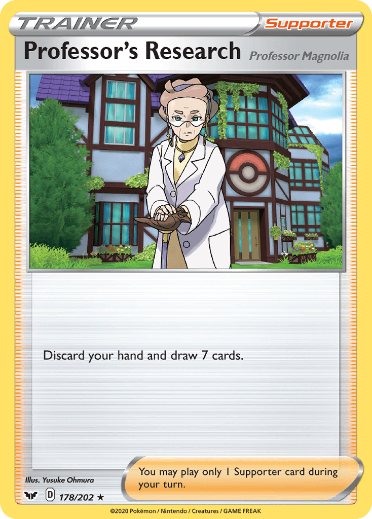 Professor's Research (Professor Magnolia) — Sword & Shield #178