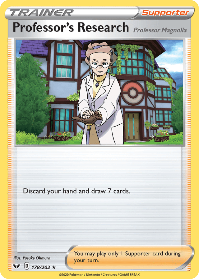 Professor's Research (Professor Magnolia) — Sword & Shield #178