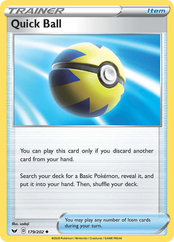 Quick Ball — Sword & Shield #179