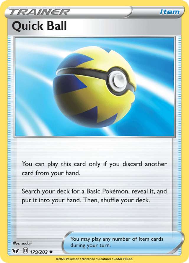 Quick Ball — Sword & Shield #179