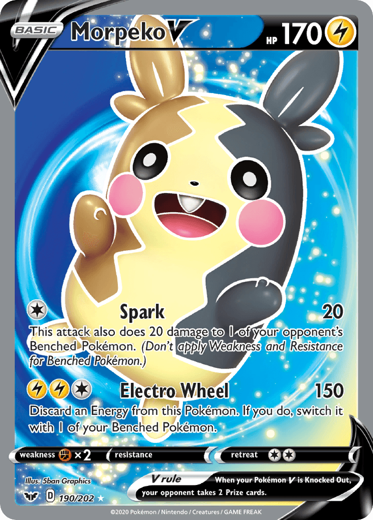 Morpeko V — Sword & Shield #190