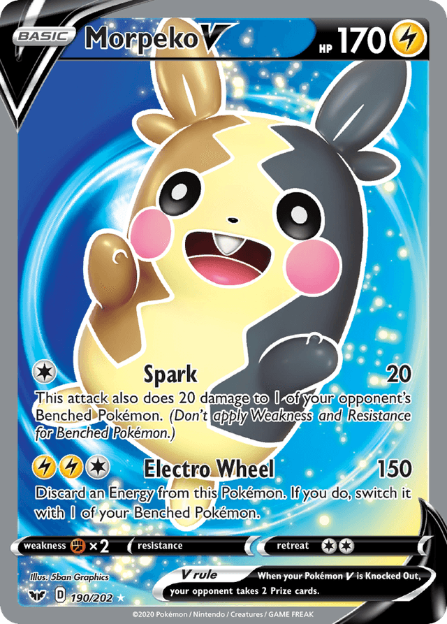 Morpeko V — Sword & Shield #190