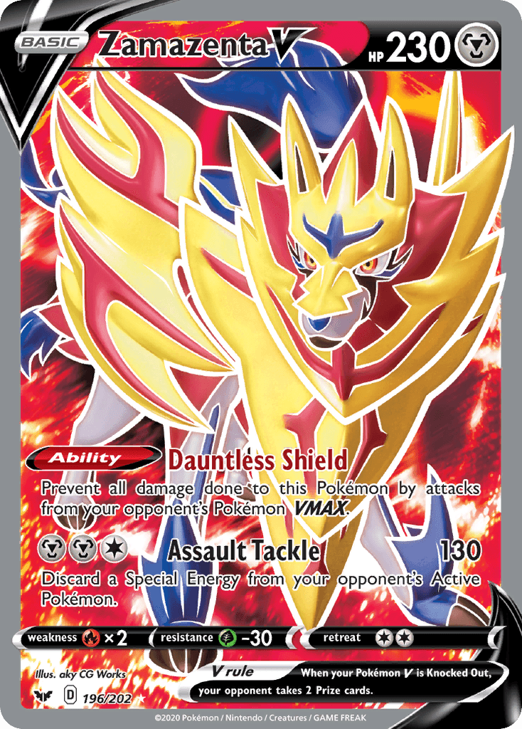 Zamazenta V — Sword & Shield #196