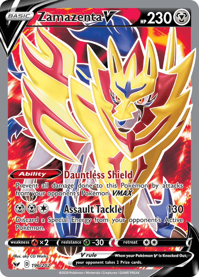 Zamazenta V — Sword & Shield #196