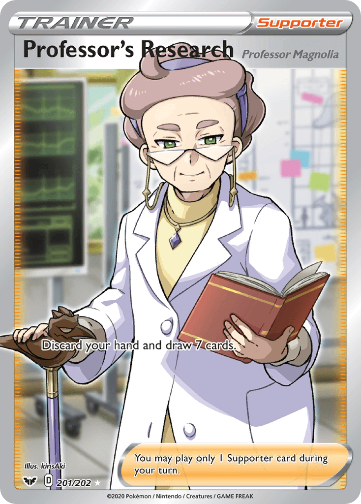 Professor's Research (Professor Magnolia) — Sword & Shield #201