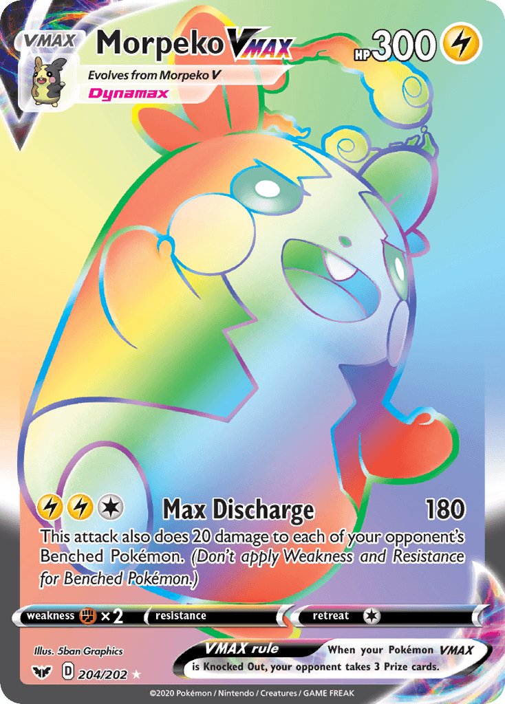 Morpeko VMAX — Sword & Shield #204