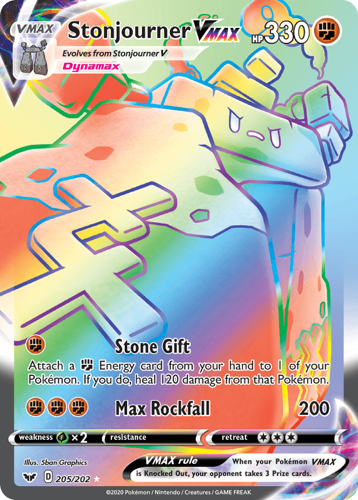 Stonjourner VMAX — Sword & Shield #205