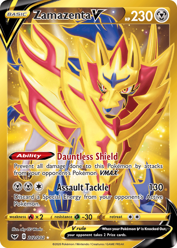 Zamazenta V — Sword & Shield #212