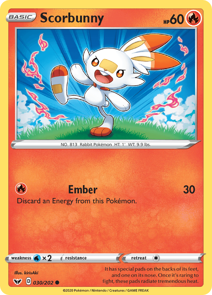 Scorbunny — Sword & Shield #30