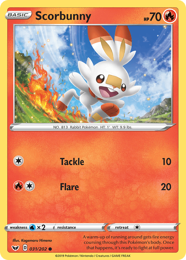 Scorbunny — Sword & Shield #31