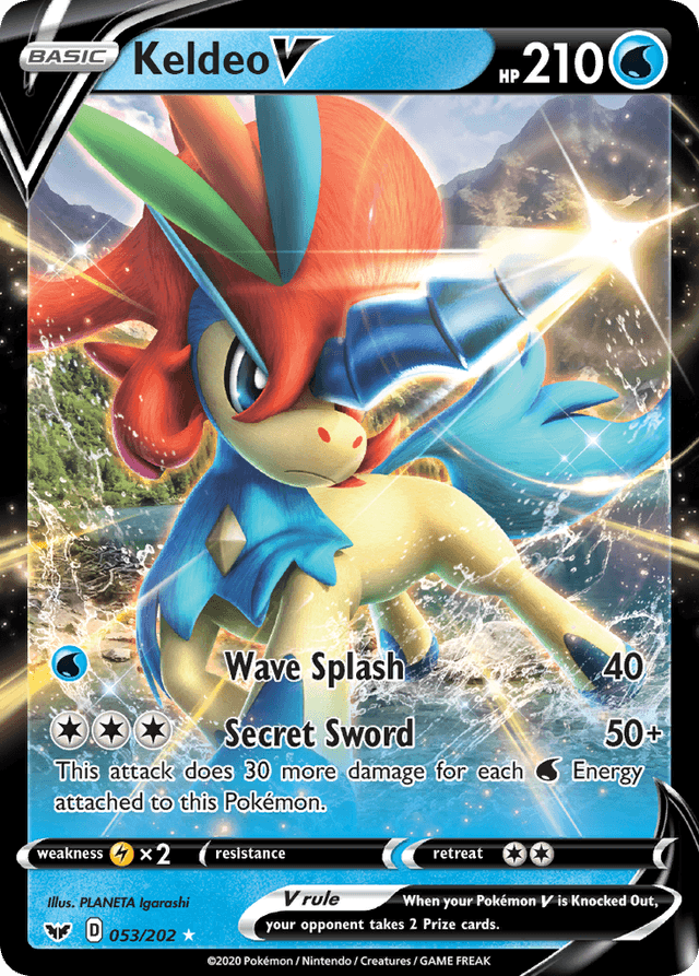 Keldeo V — Sword & Shield #53