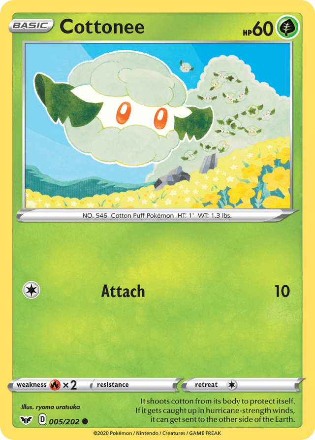 Cottonee — Sword & Shield #5