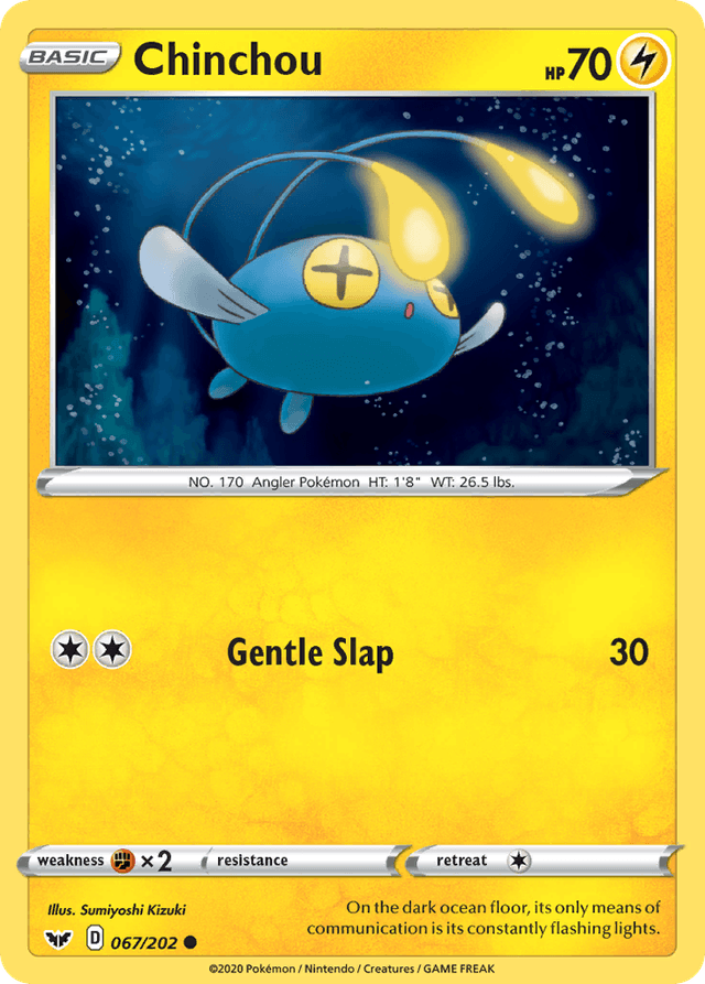 Chinchou — Sword & Shield #67