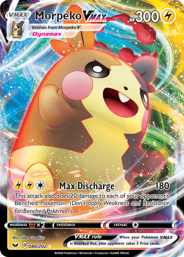 Morpeko VMAX — Sword & Shield #80
