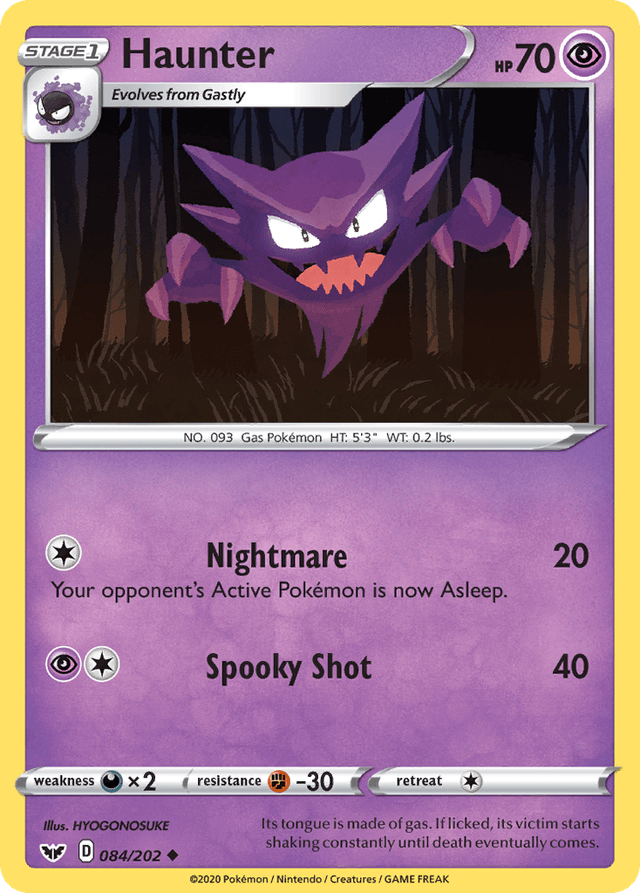 Haunter — Sword & Shield #84