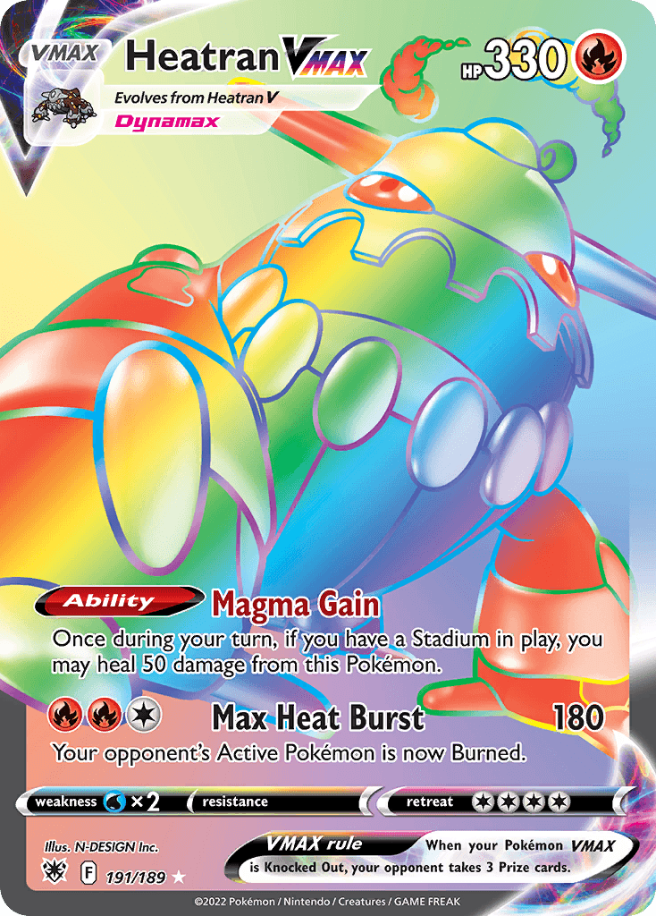 Heatran VMAX — Astral Radiance #191