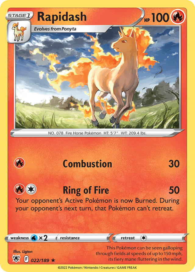 Rapidash — Astral Radiance #22