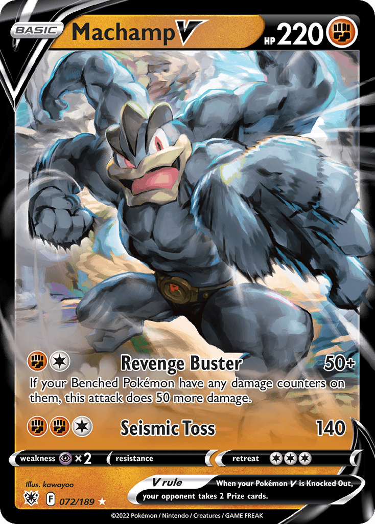 Machamp V — Astral Radiance #72