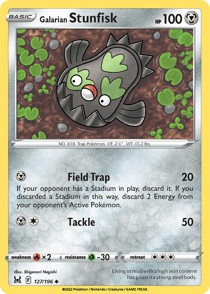 Galarian Stunfisk — Lost Origin #127