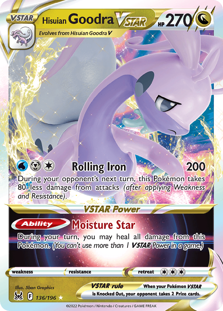 Hisuian Goodra VSTAR — Lost Origin #136