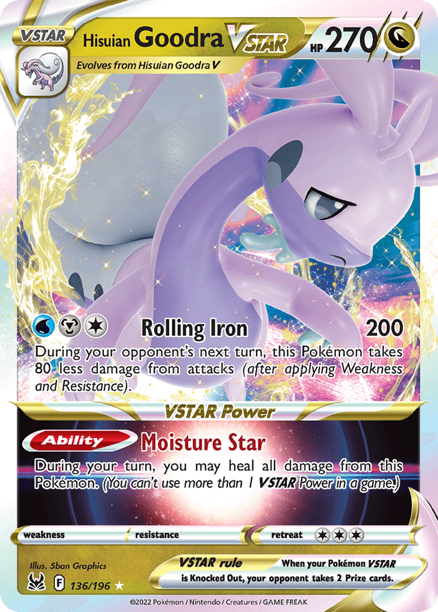 Hisuian Goodra VSTAR — Lost Origin #136