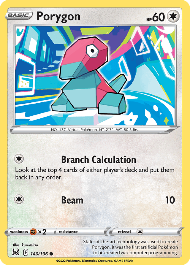 Porygon — Lost Origin #140