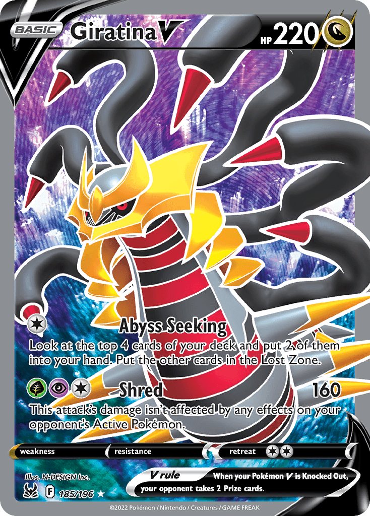 Giratina V — Lost Origin #185