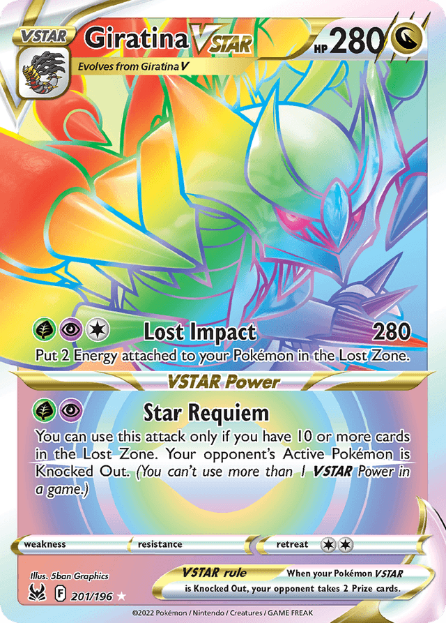 Giratina VSTAR — Lost Origin #201