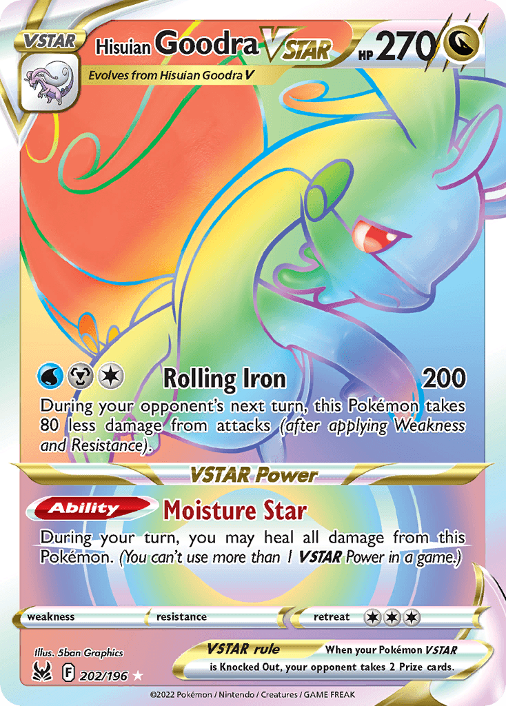 Hisuian Goodra VSTAR — Lost Origin #202