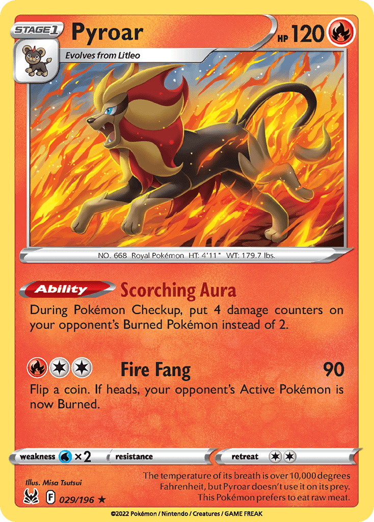 Pyroar — Lost Origin #29