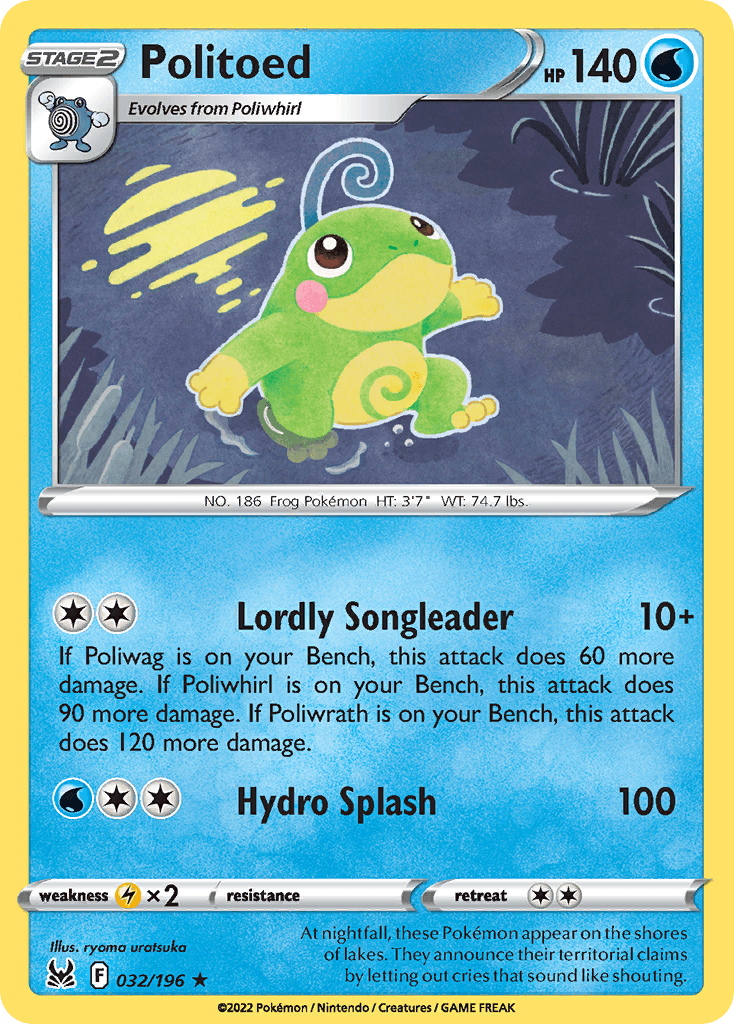Politoed — Lost Origin #32