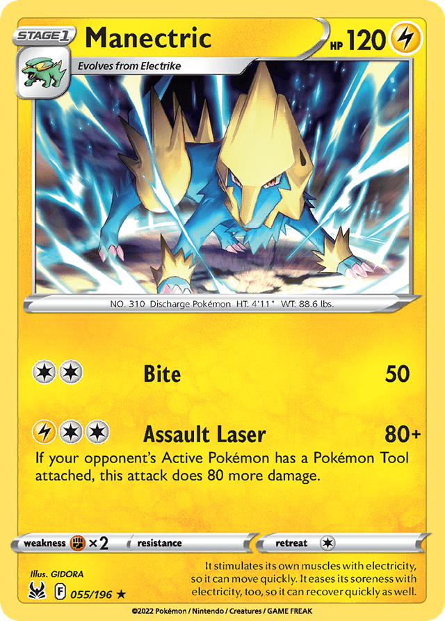 Manectric — Lost Origin #55