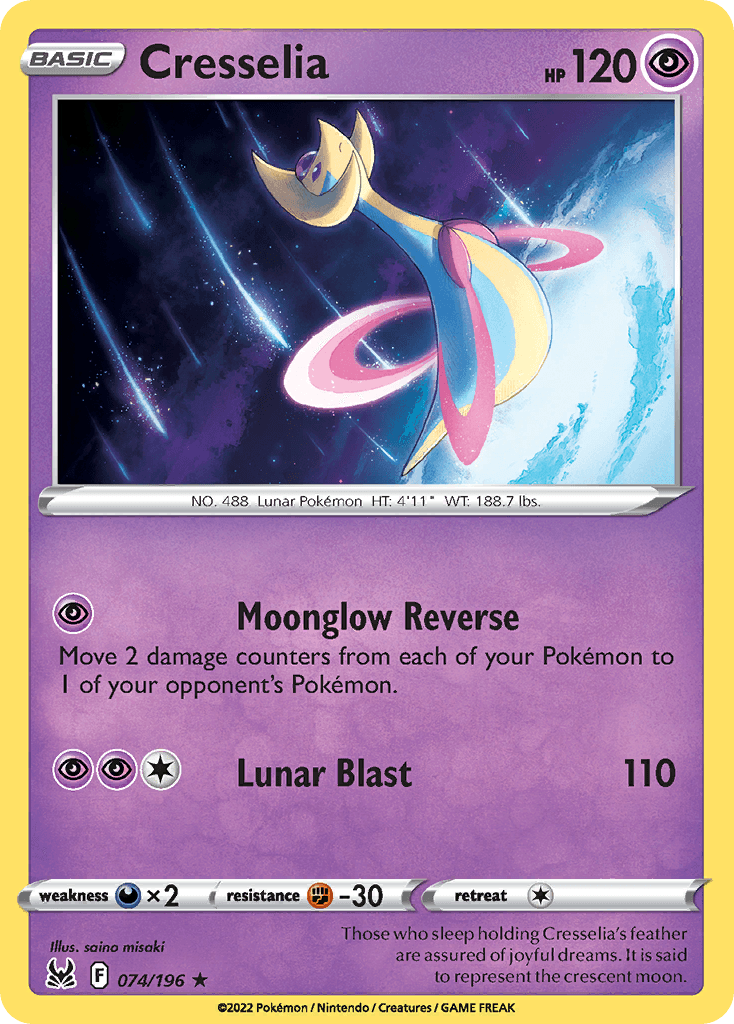 Cresselia — Lost Origin #74
