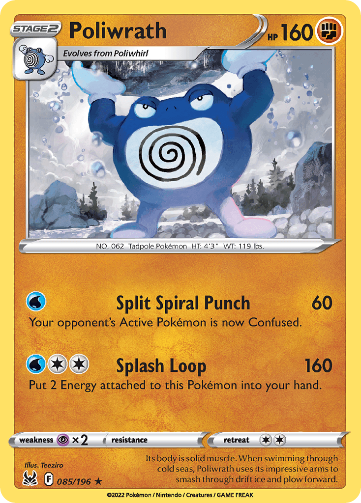 Poliwrath — Lost Origin #85