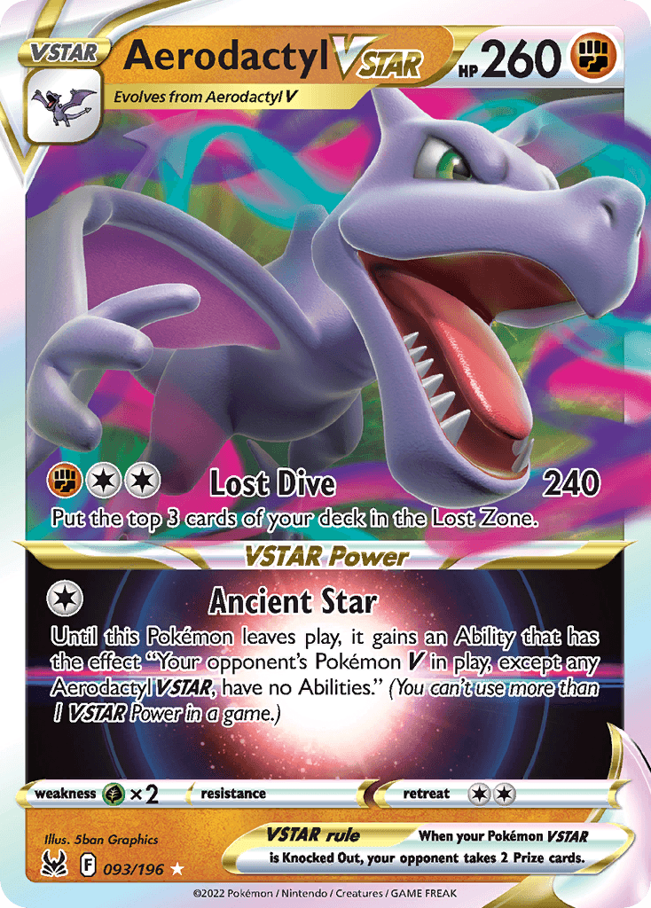 Aerodactyl VSTAR — Lost Origin #93