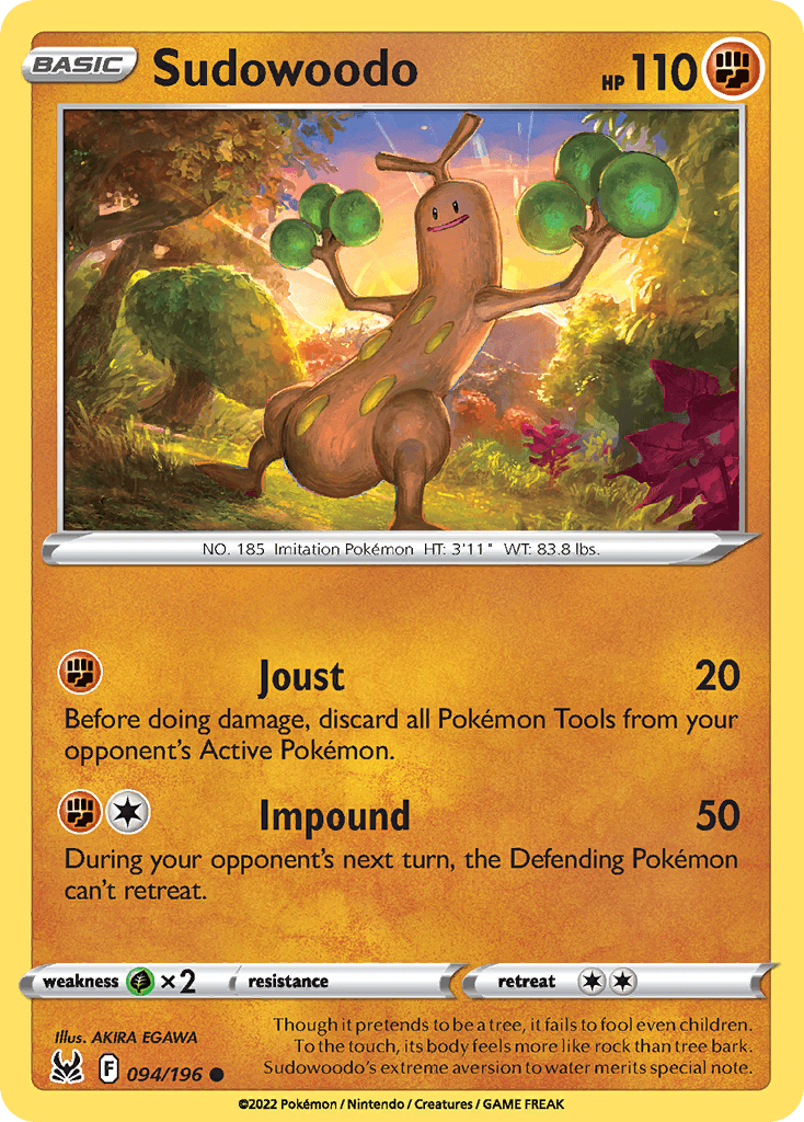 Sudowoodo — Lost Origin #94