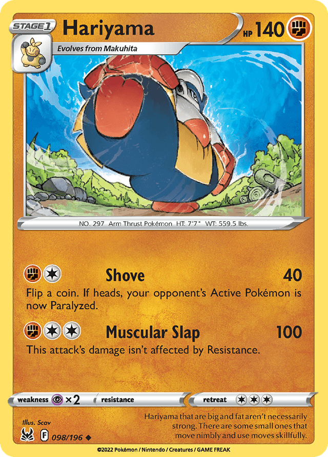 Hariyama — Lost Origin #98