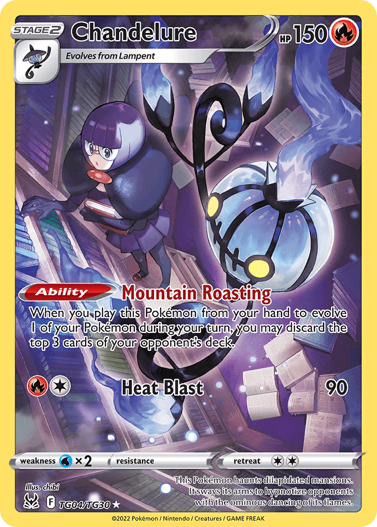 Chandelure — Lost Origin Trainer Gallery #TG04