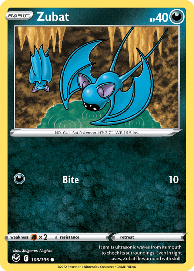 Zubat — Silver Tempest #103