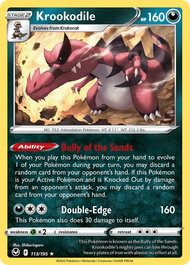 Krookodile — Silver Tempest #113