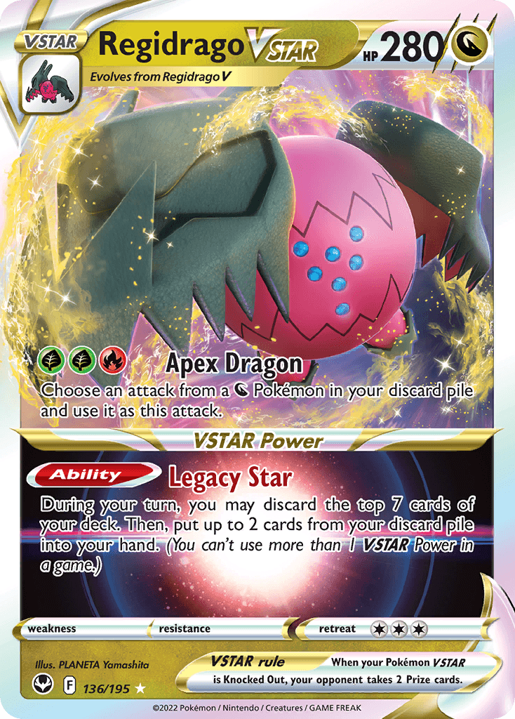 Regidrago VSTAR — Silver Tempest #136