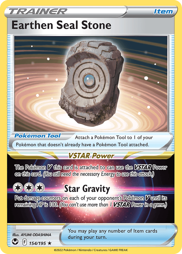 Earthen Seal Stone — Silver Tempest #154
