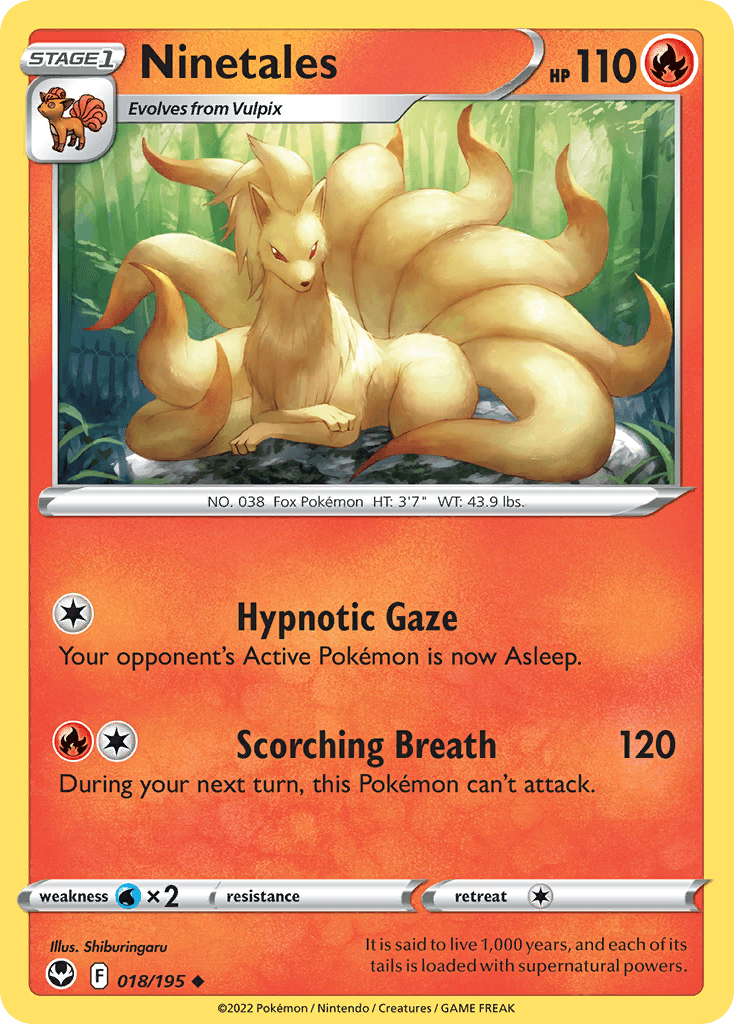 Ninetales — Silver Tempest #18