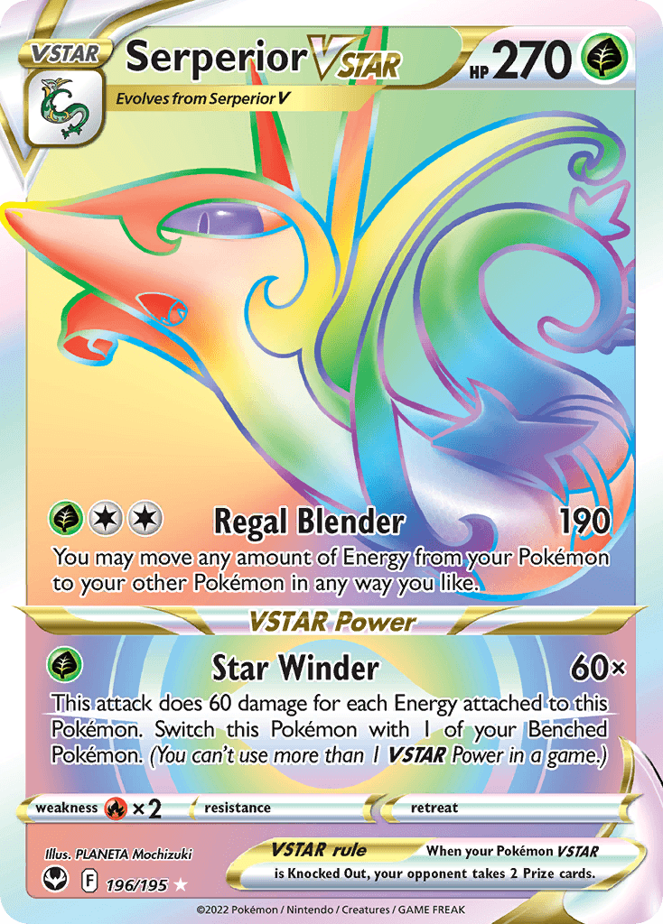 Serperior VSTAR — Silver Tempest #196